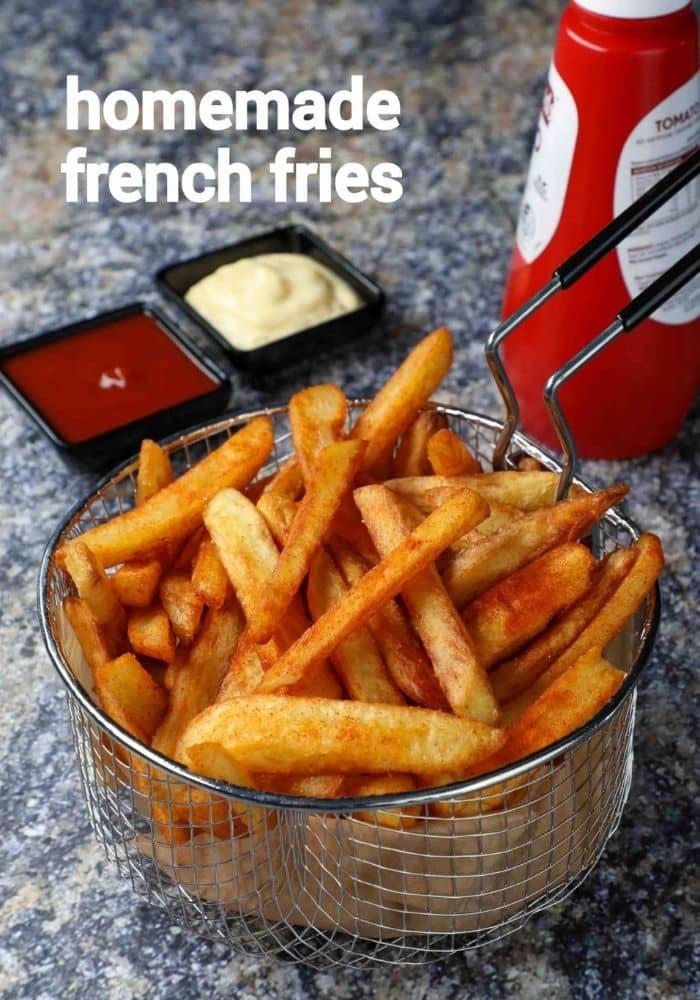 french fries recipe | finger chips | how to make homemade french fries