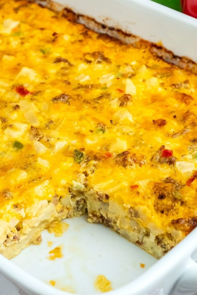 Cheesy Breakfast Potato Casserole