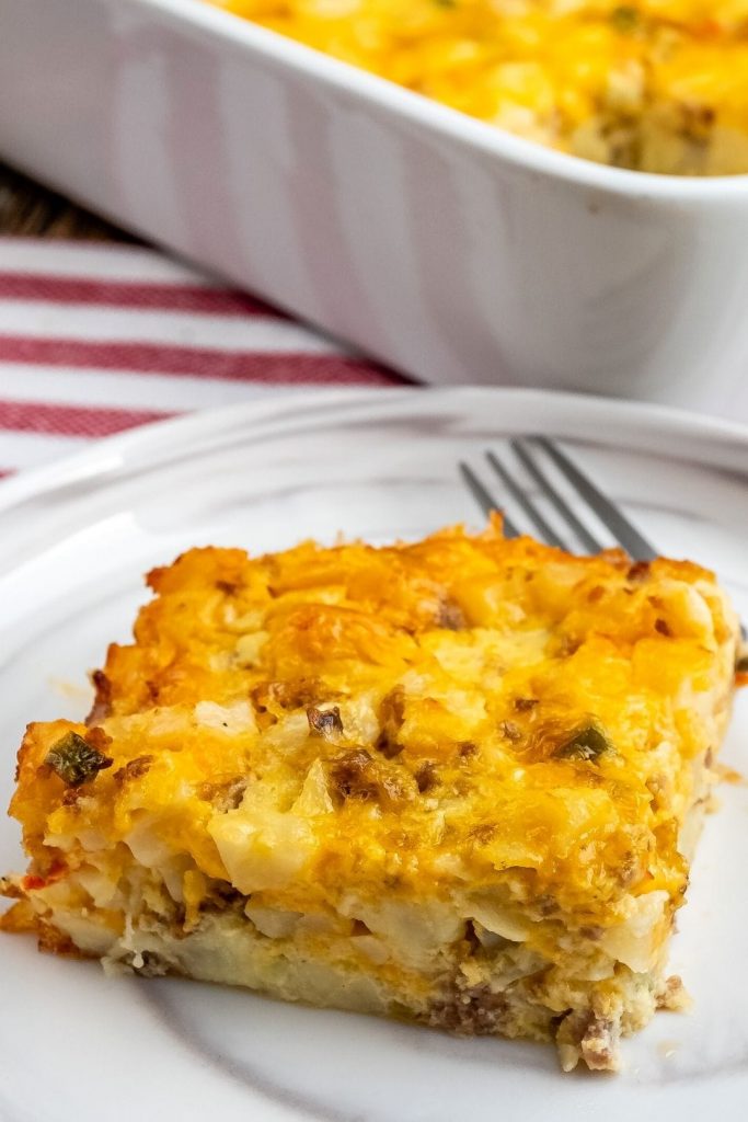 Cheesy Breakfast Potato Casserole