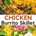 Chicken Burrito Skillet