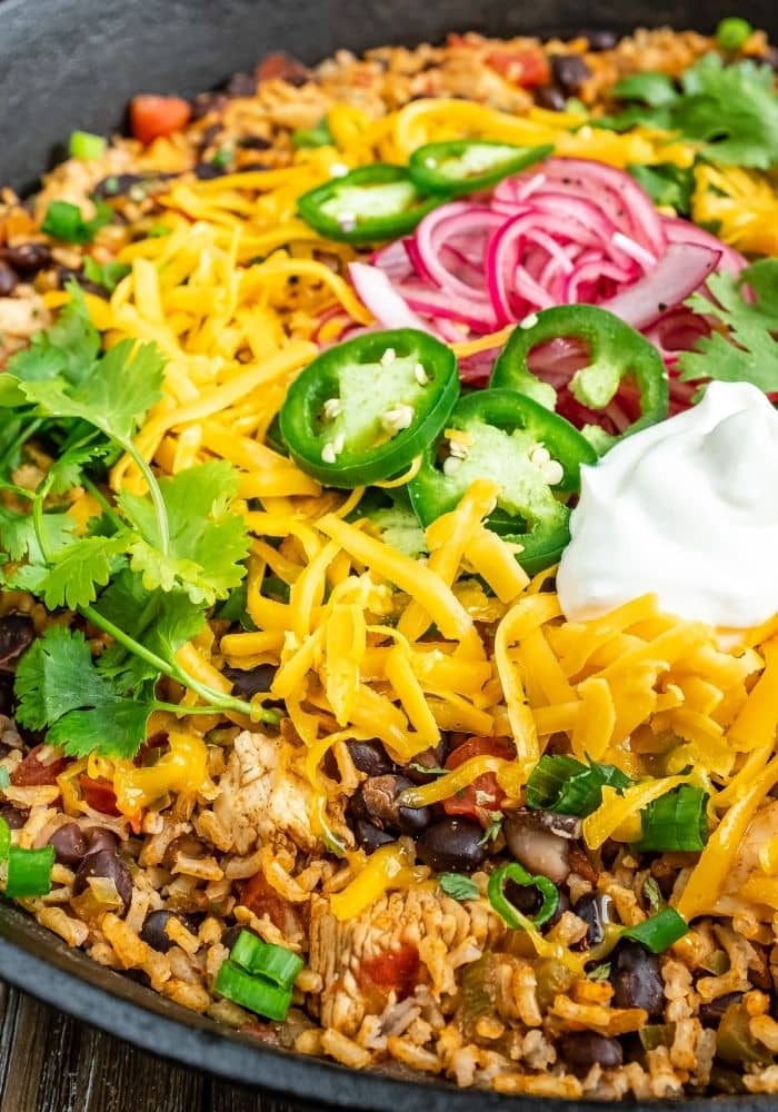 Chicken Burrito Skillet