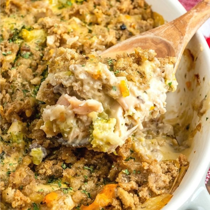 Chicken Stuffing Casserole