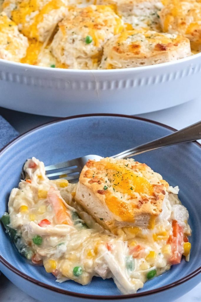 Chicken and Biscuit Casserole Recipe