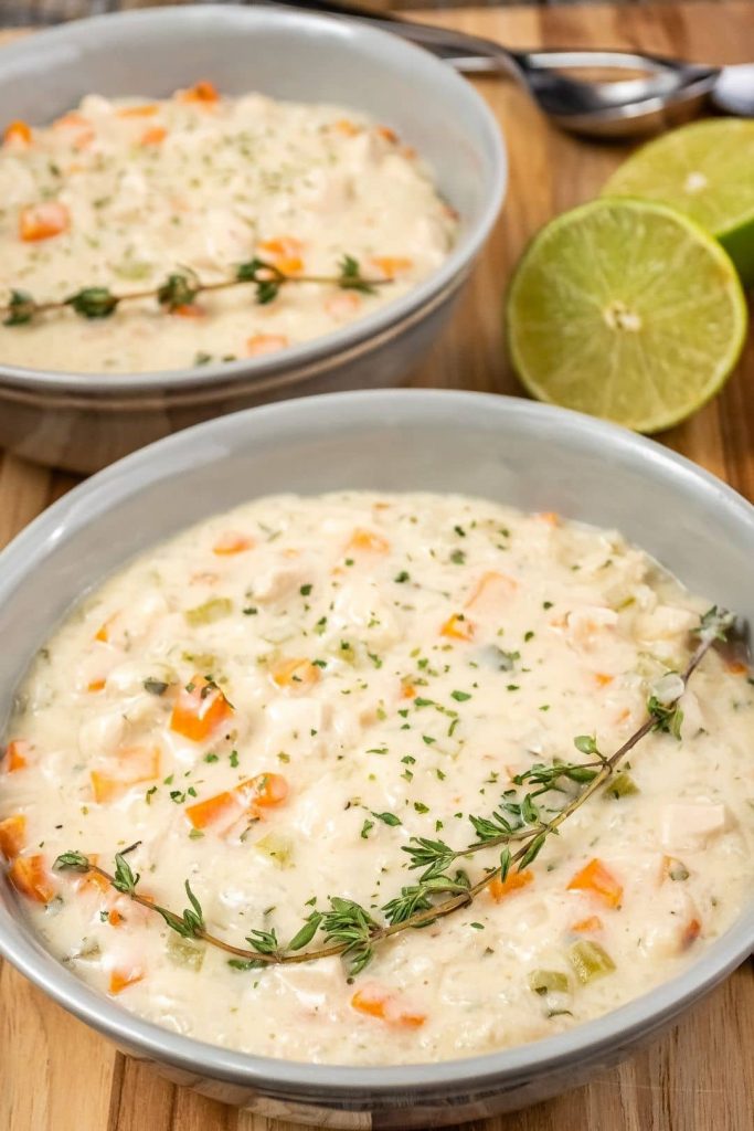  Creamy Chicken and Rice Soup