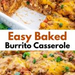 Simplify your weeknight dinners with our Easy Baked Burrito Casserole Recipe, a flavorful twist on classic burritos that's as convenient as it is delicious. Make sure to follow us for a variety of mouthwatering recipes that will make mealtime a breeze and keep your taste buds excited for more!