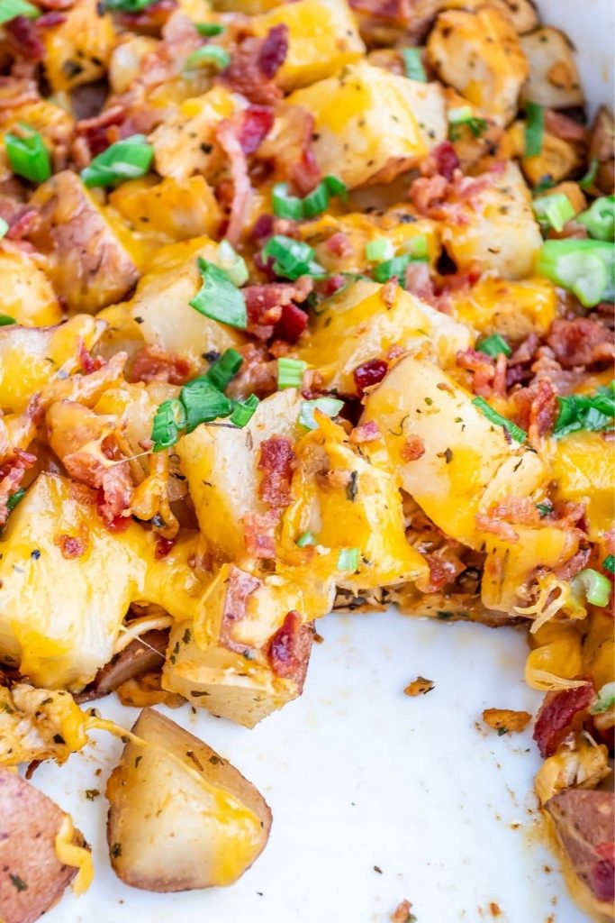 Loaded Chicken and Potato Casserole