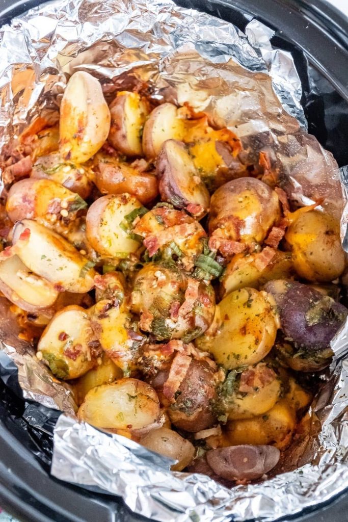 Loaded Slow-Cooker Potatoes Recipe