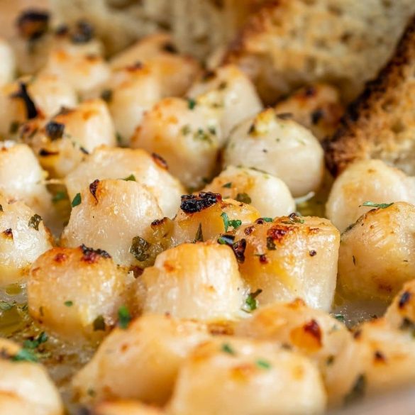 Broiled Bay Scallops