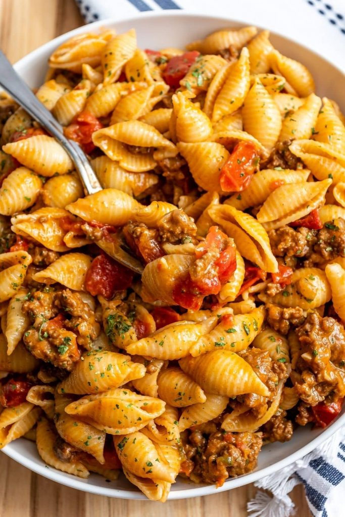 Cheesy Taco Pasta