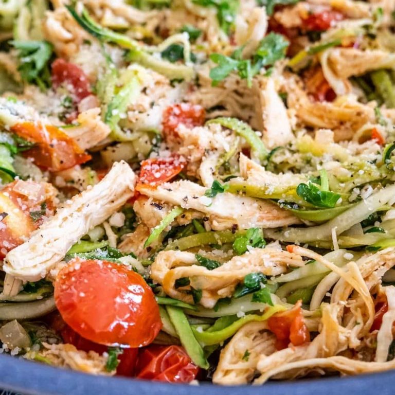 Lemon Garlic Chicken Zoodles Recipe Top Recipes