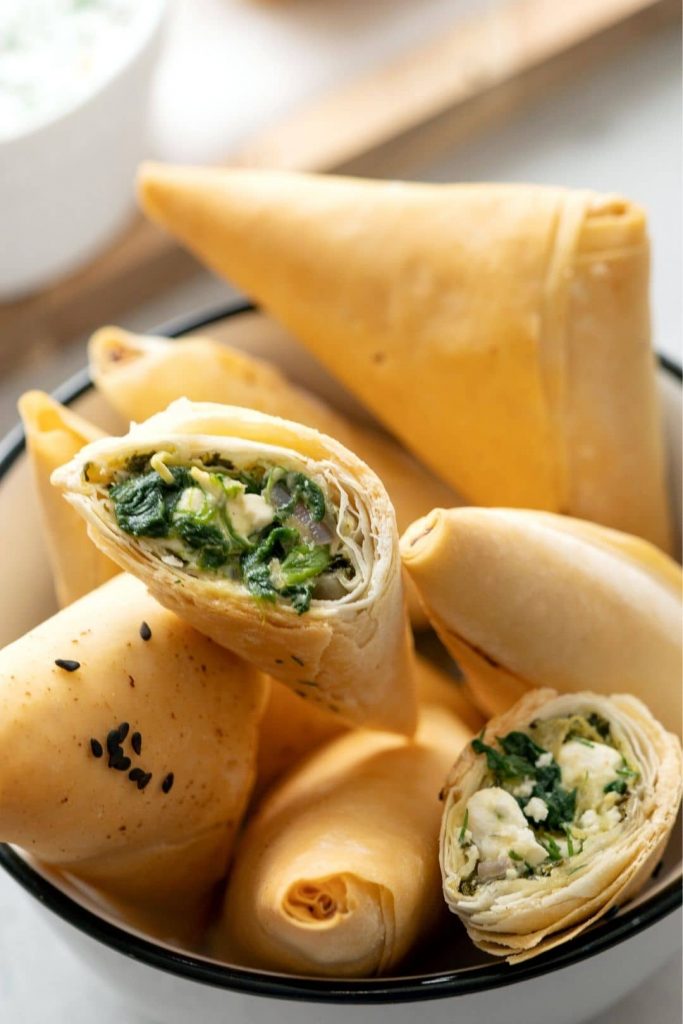 The BEST Spanakopita Triangles