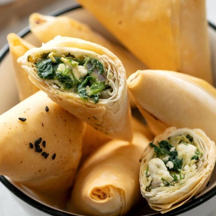 The BEST Spanakopita Triangles