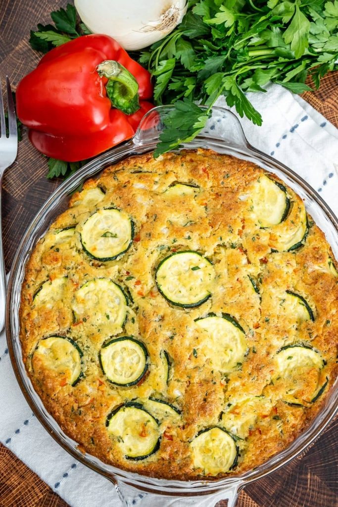 Zucchini Onion Pie