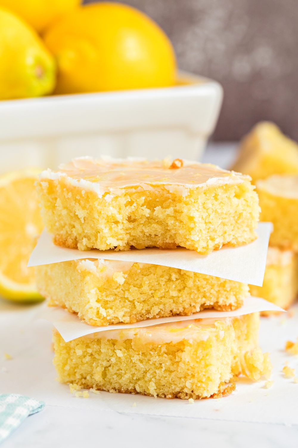 The BEST Lemon Brownies with Glaze - Top Recipes