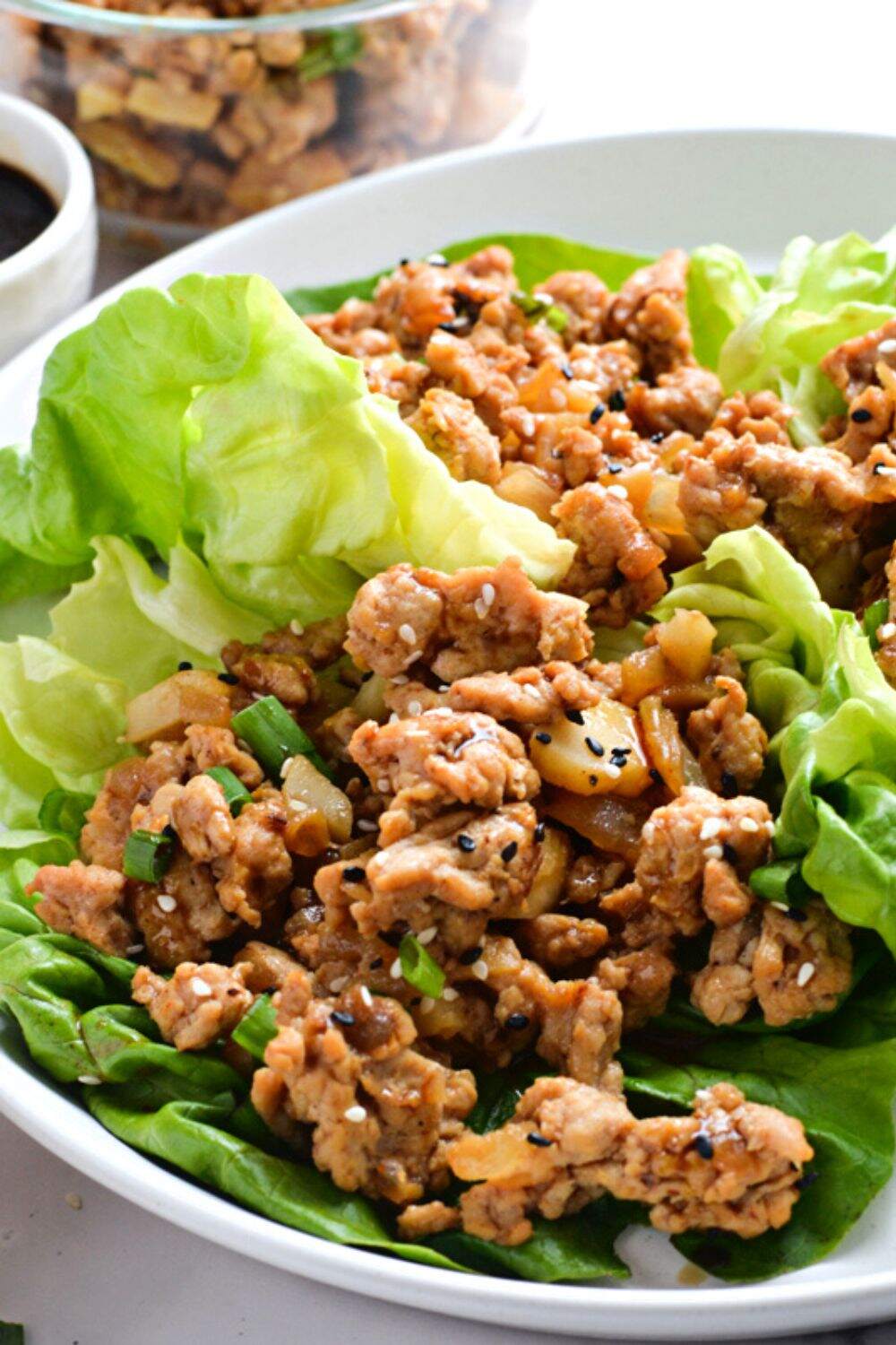 Asian Chicken Lettuce Wraps (P.F Chang's Style) - Top Recipes