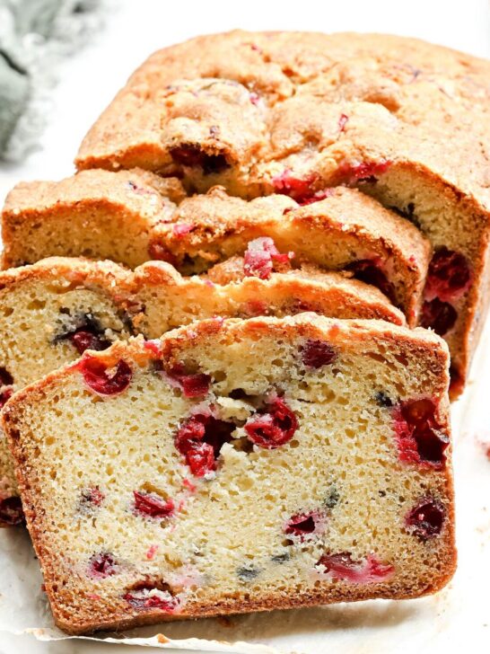 Cream Cheese Cranberry Loaf