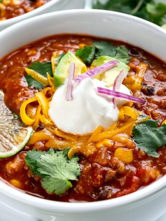 Easy Beefy Mexican Rice Soup