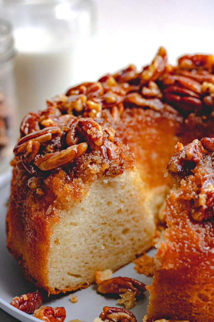 Pecan Upside Down Bundt Cake