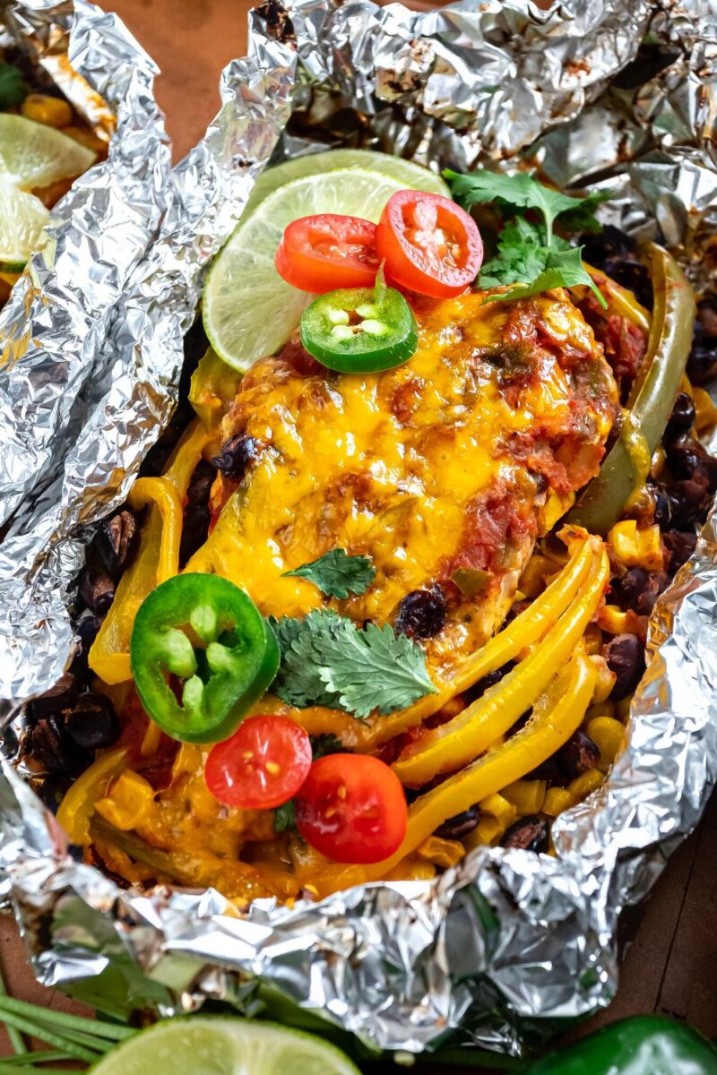 Santa Fe Chicken Foil Packets - Top Recipes