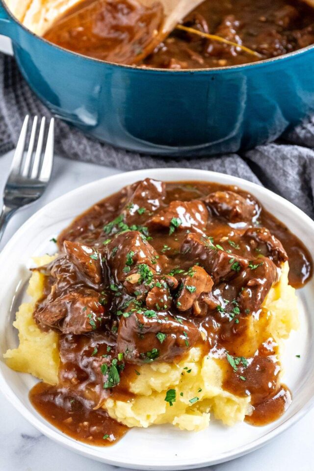 The BEST Beef Tips and Gravy Recipe - Top Recipes