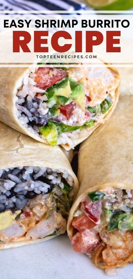 Easy Shrimp Burrito Recipe - Top Recipes