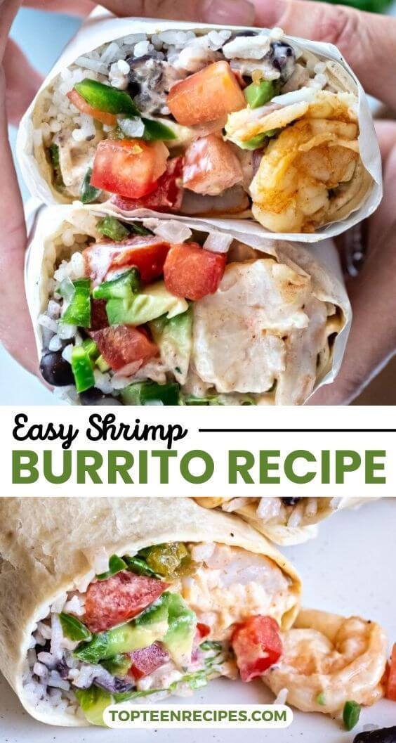 Easy Shrimp Burrito Recipe - Top Recipes