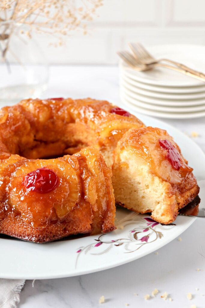 Pineapple Upside-Down Bundt Cake Recipe