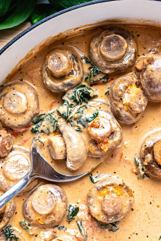 Best Tuscan Butter Mushrooms Recipe