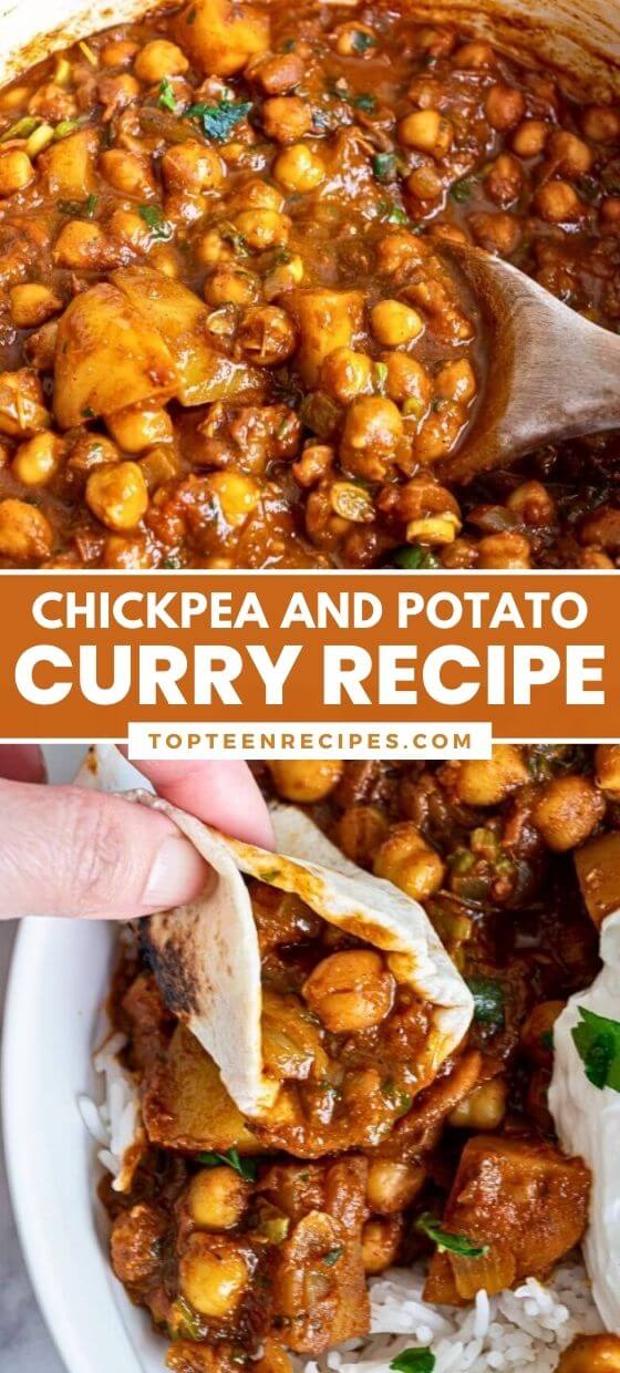 Chickpea and Potato Curry Recipe - Top Recipes