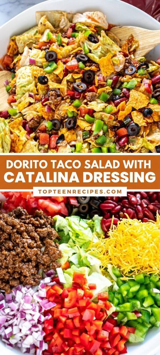 Dorito Taco Salad with Catalina Dressing Top Recipes