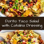 Dorito Taco Salad with Catalina Dressing