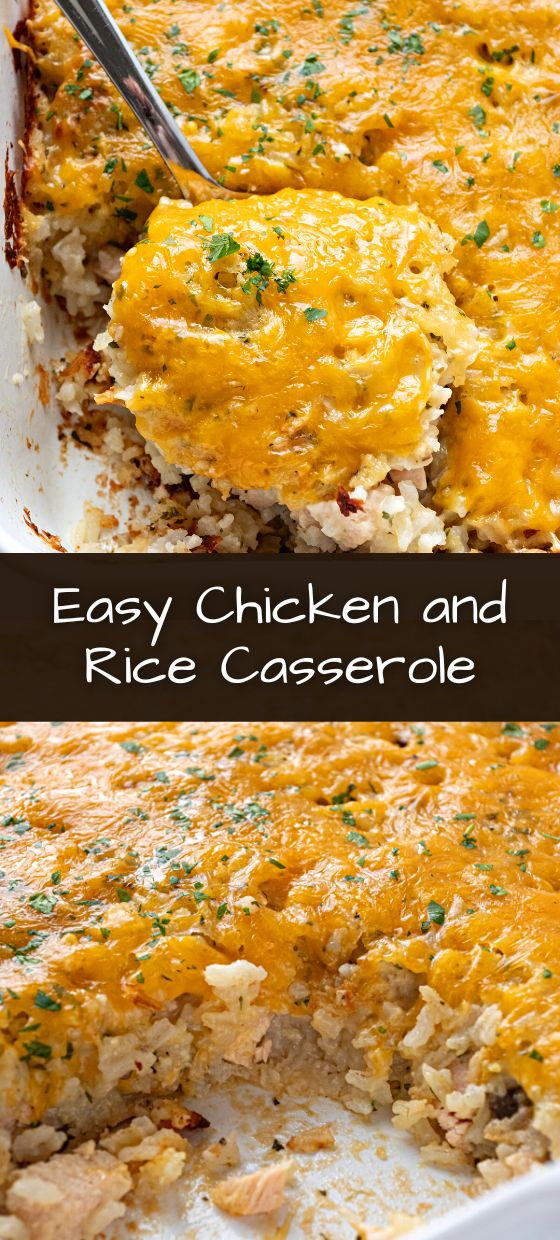 Easy Chicken and Rice Casserole - Top Recipes