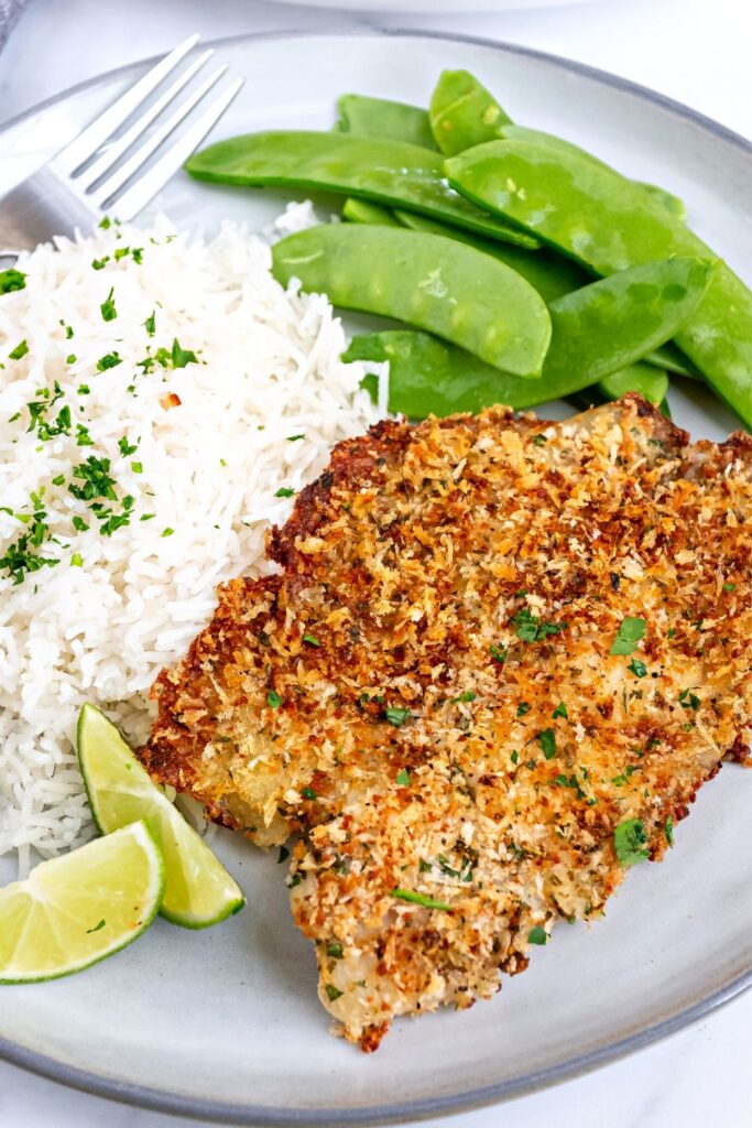 Fast and Easy Parmesan Crusted Tilapia