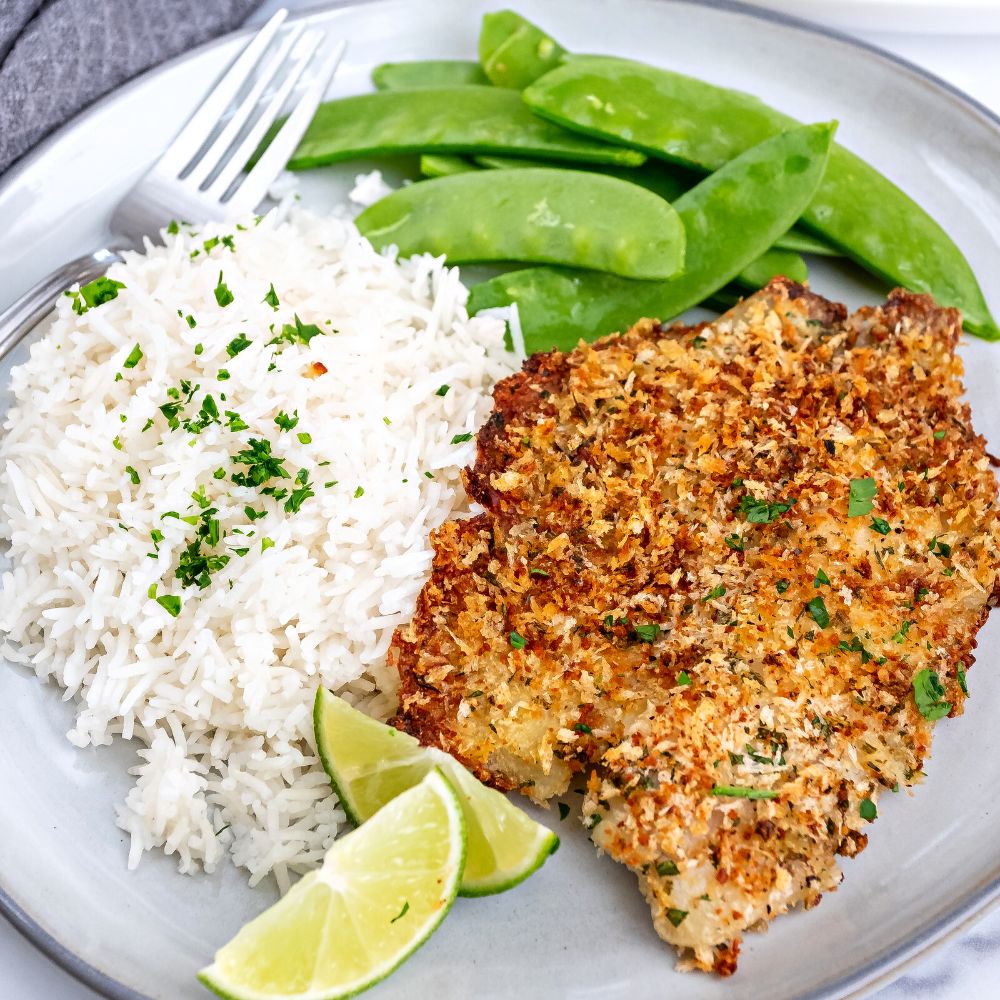 Fast and Easy Parmesan Crusted Tilapia-image