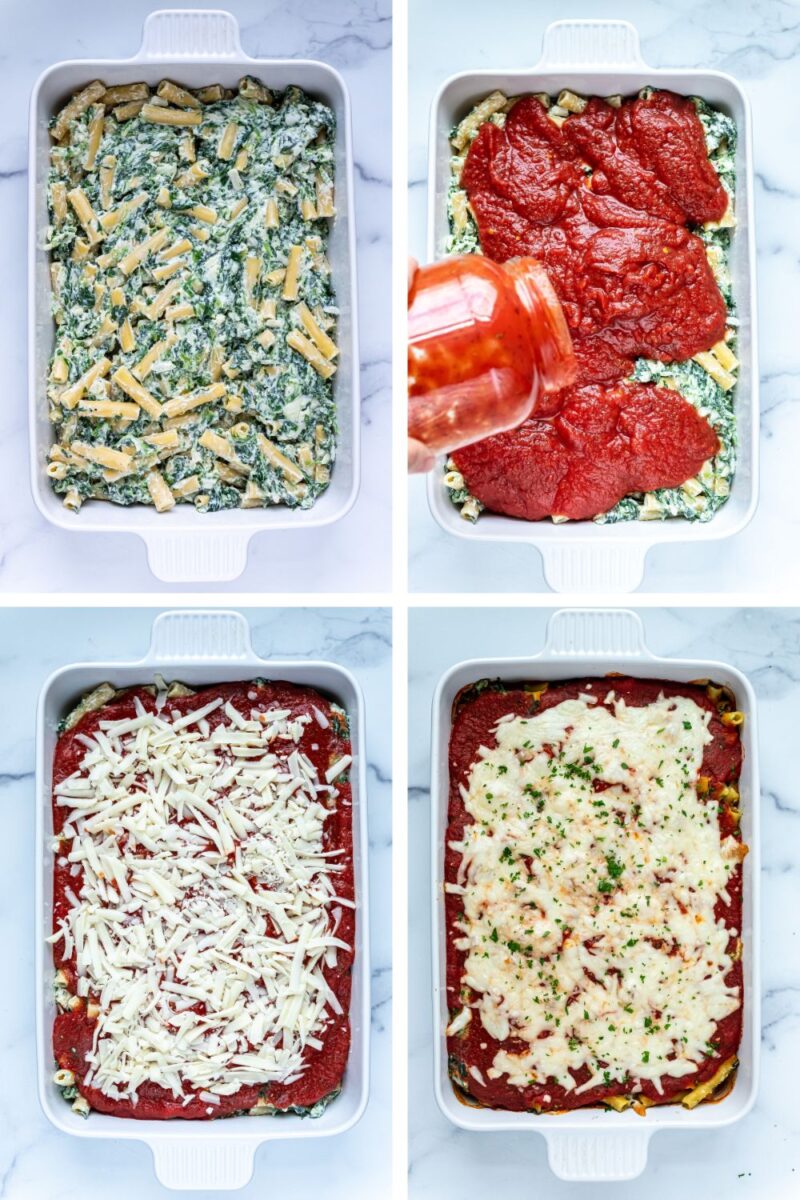 Spinach and Ricotta Pasta Bake Recipe - Top Recipes