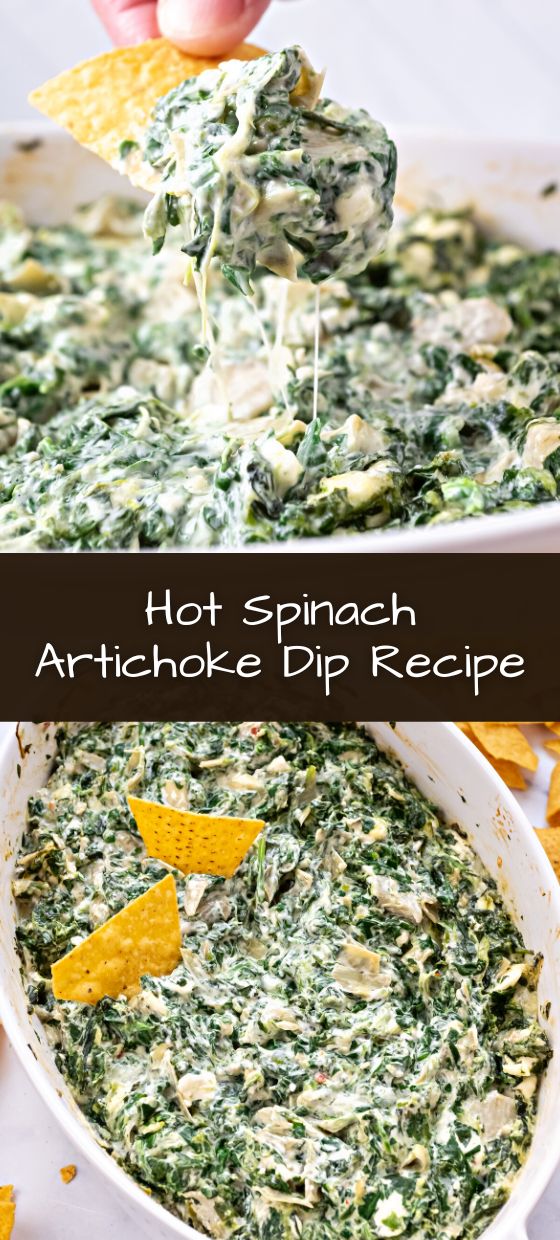 Hot Spinach Artichoke Dip Recipe - Top Recipes