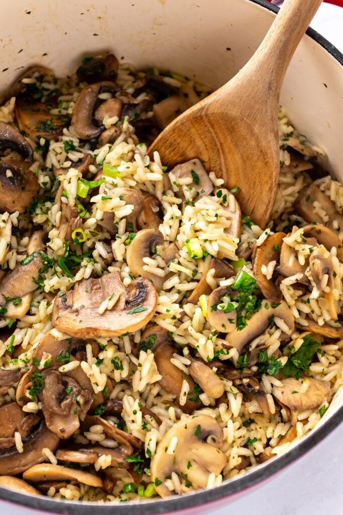 Our Favorite Mushroom Rice