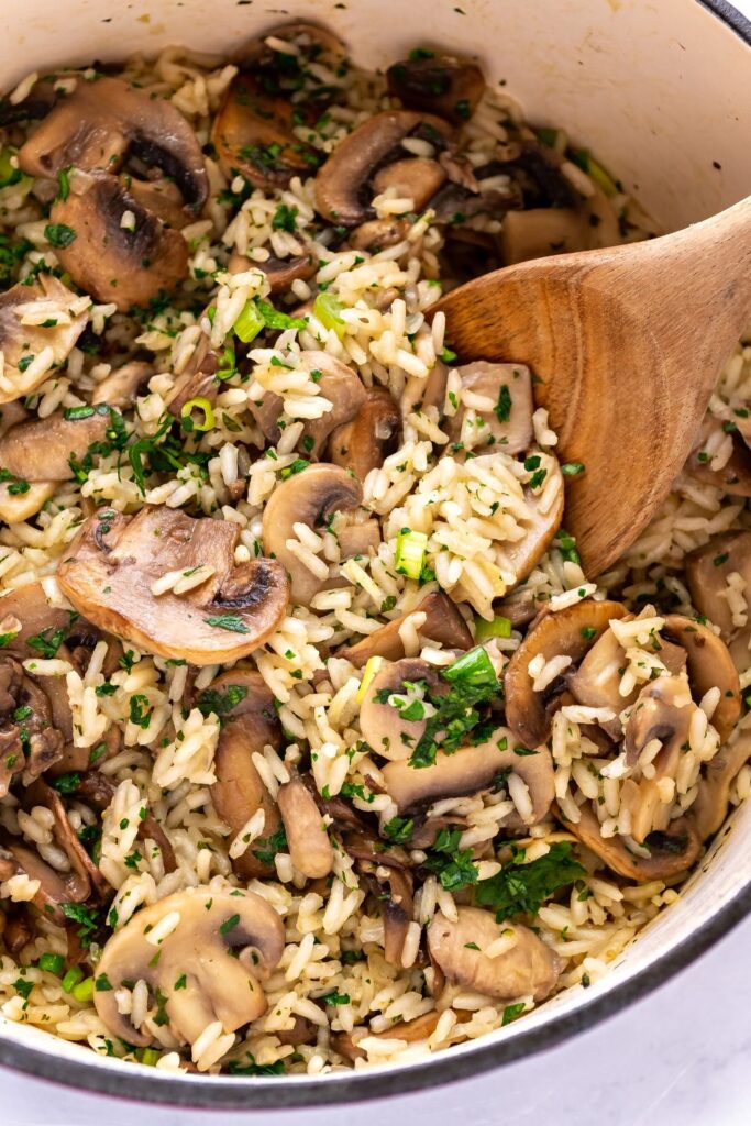 Our Favorite Mushroom Rice