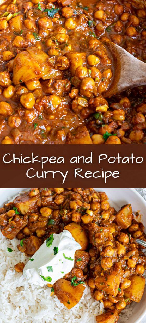 Chickpea and Potato Curry Recipe - Top Recipes