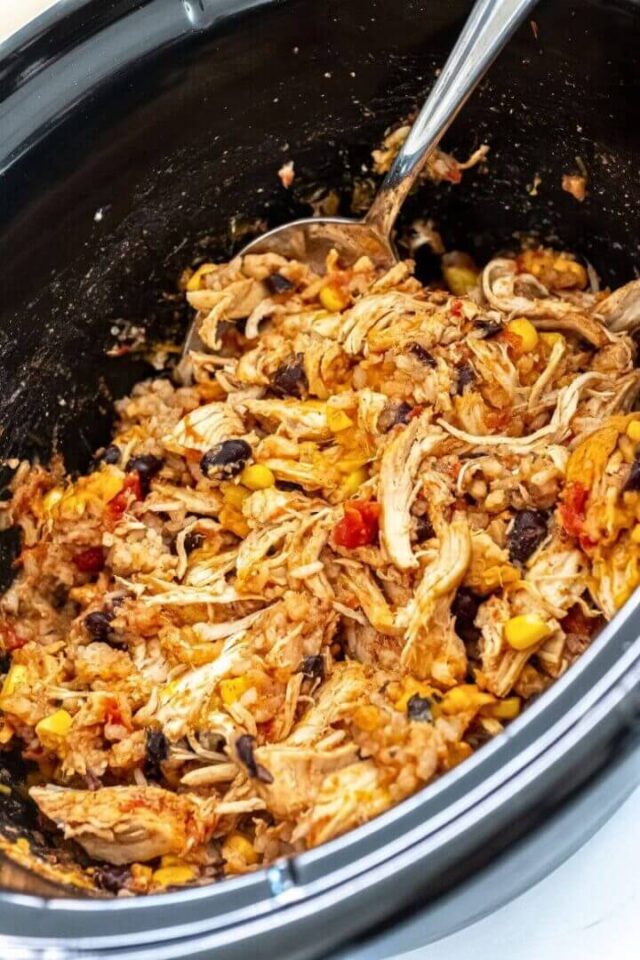 Slow Cooker Chicken Burrito Bowl Top Recipes